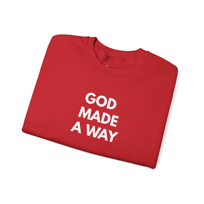 God Made A Way Unisex Heavy Blend™ Crewneck Sweatshirt