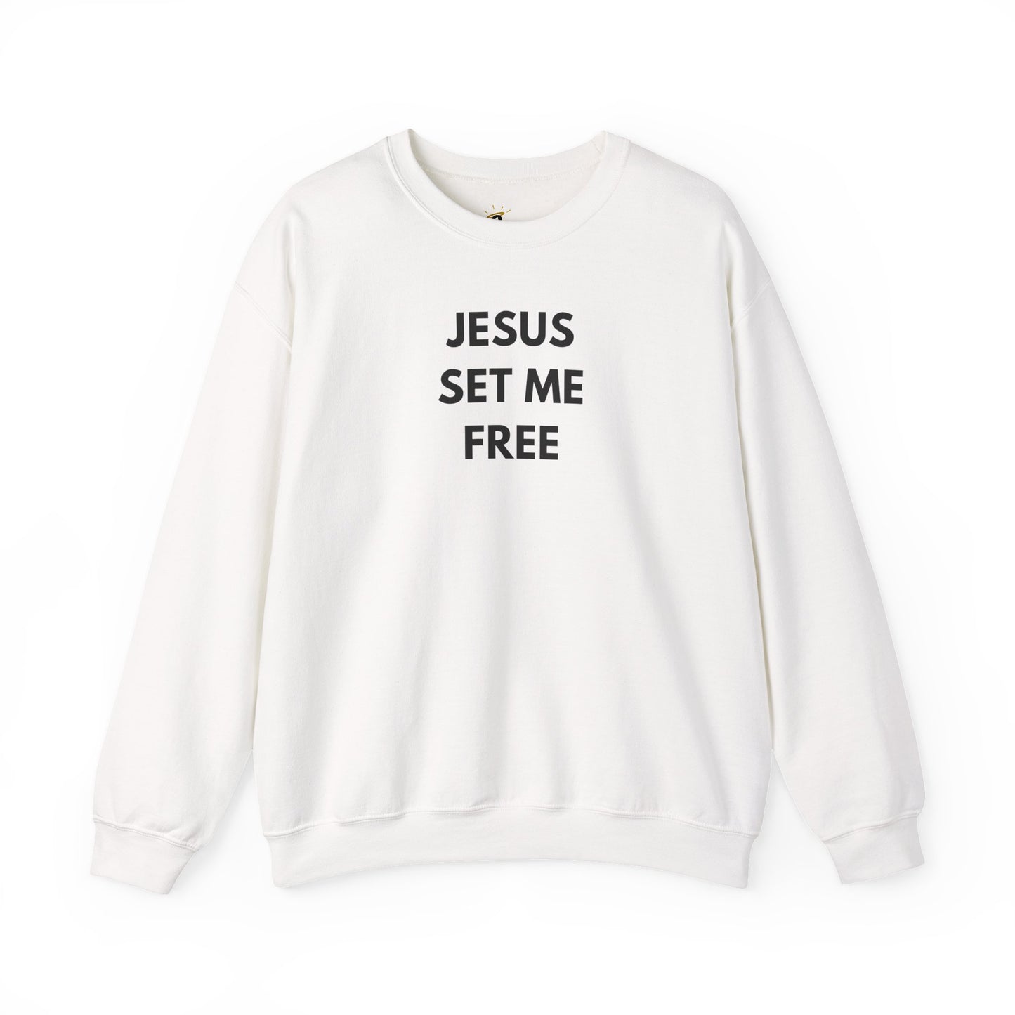Jesus Set Me Free Unisex Heavy Blend™ Crewneck Sweatshirt