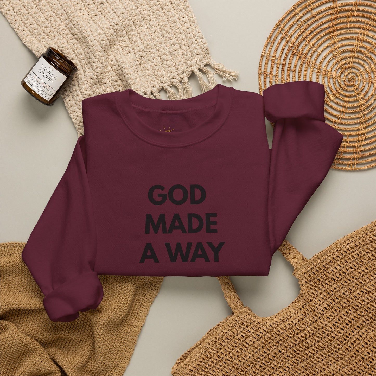 God Made A Way Unisex Heavy Blend™ Crewneck Sweatshirt