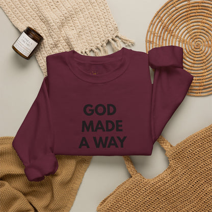 God Made A Way Unisex Heavy Blend™ Crewneck Sweatshirt