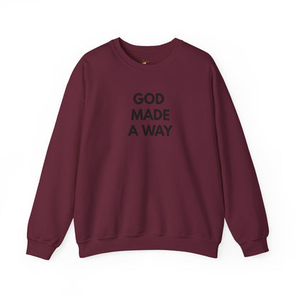 God Made A Way Unisex Heavy Blend™ Crewneck Sweatshirt