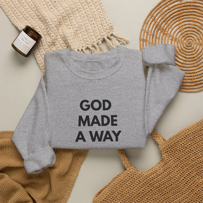 God Made A Way Unisex Heavy Blend™ Crewneck Sweatshirt