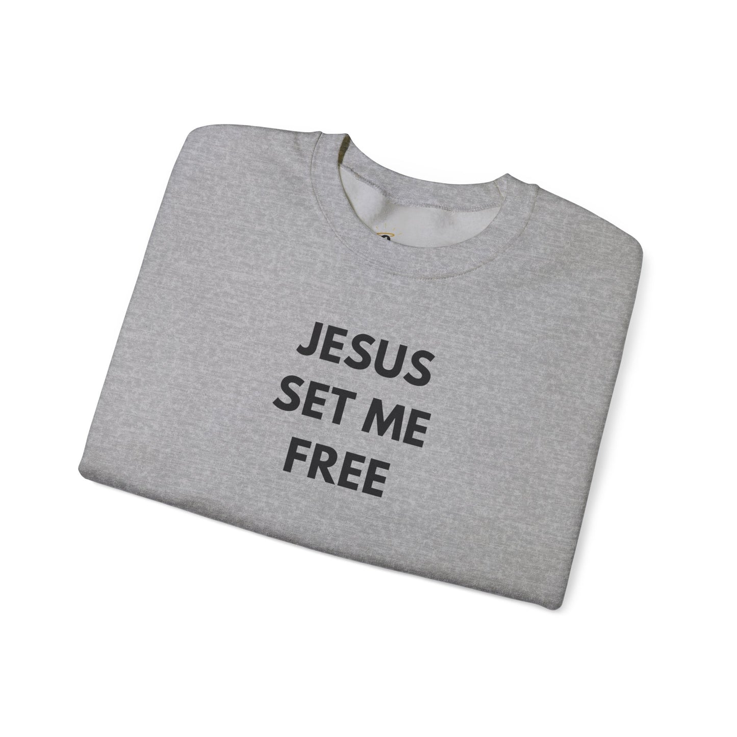 Jesus Set Me Free Unisex Heavy Blend™ Crewneck Sweatshirt