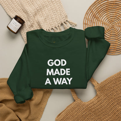 God Made A Way Unisex Heavy Blend™ Crewneck Sweatshirt