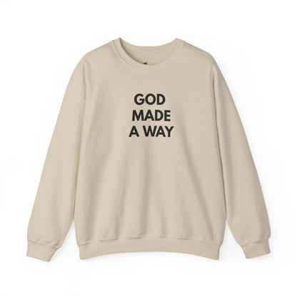 God Made A Way Unisex Heavy Blend™ Crewneck Sweatshirt