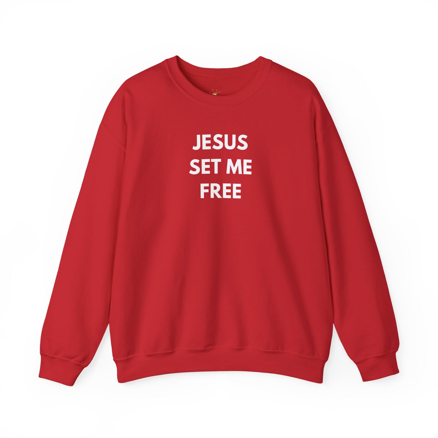 Jesus Set Me Free Unisex Heavy Blend™ Crewneck Sweatshirt