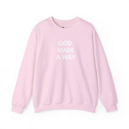 God Made A Way Unisex Heavy Blend™ Crewneck Sweatshirt