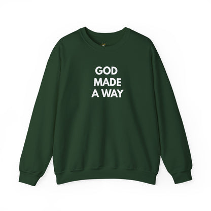 God Made A Way Unisex Heavy Blend™ Crewneck Sweatshirt