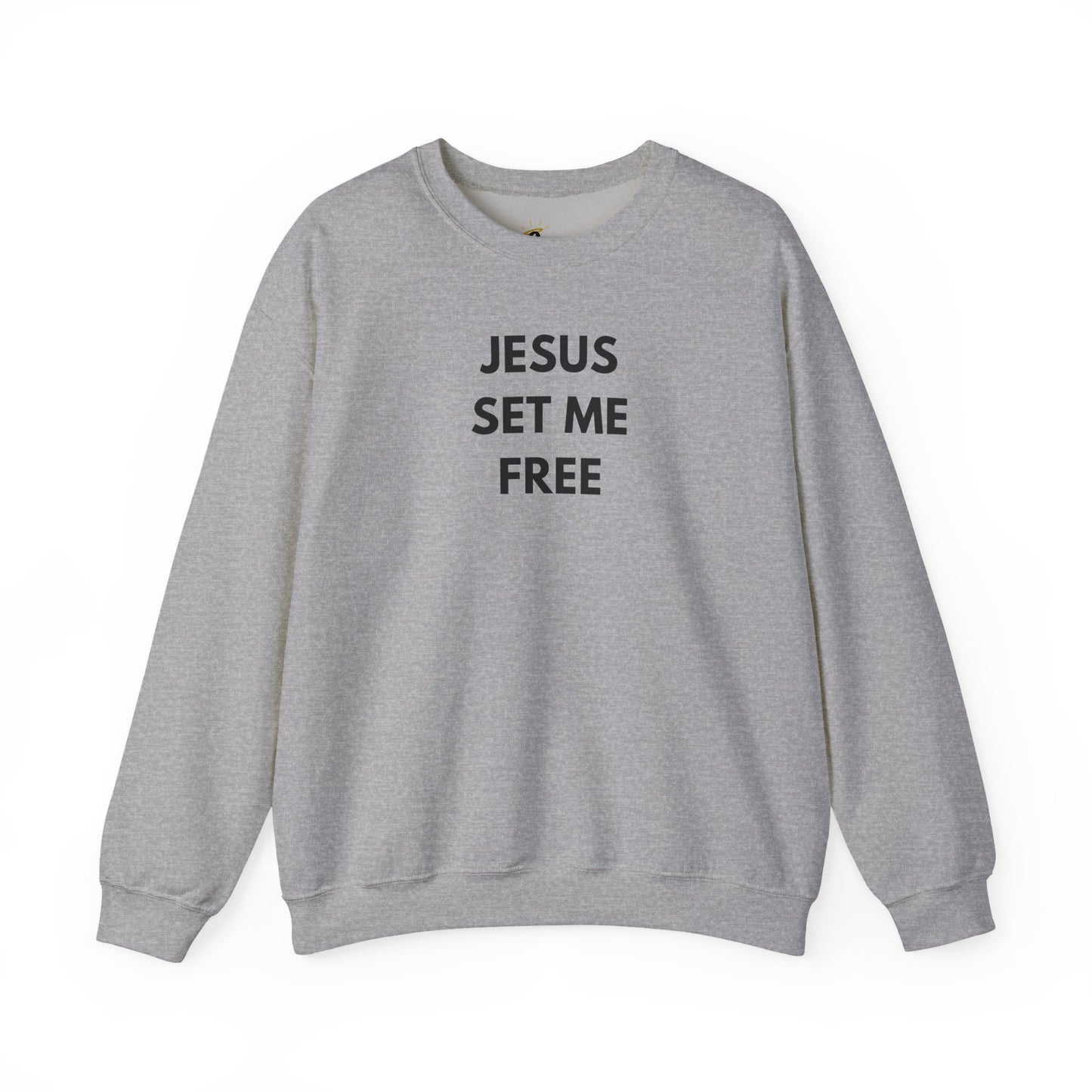 Jesus Set Me Free Unisex Heavy Blend™ Crewneck Sweatshirt