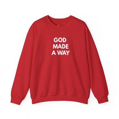 God Made A Way Unisex Heavy Blend™ Crewneck Sweatshirt