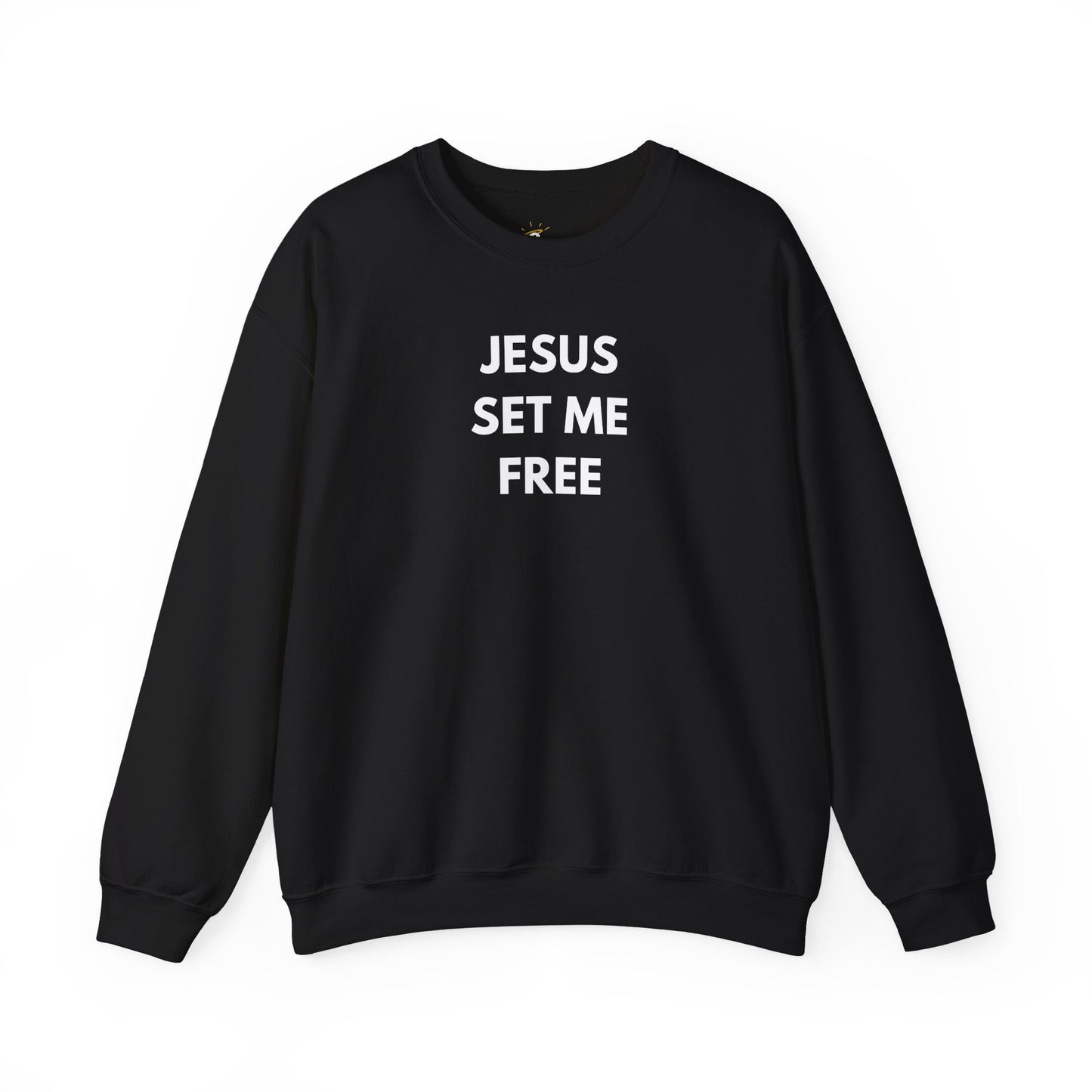 Jesus Set Me Free Unisex Heavy Blend™ Crewneck Sweatshirt