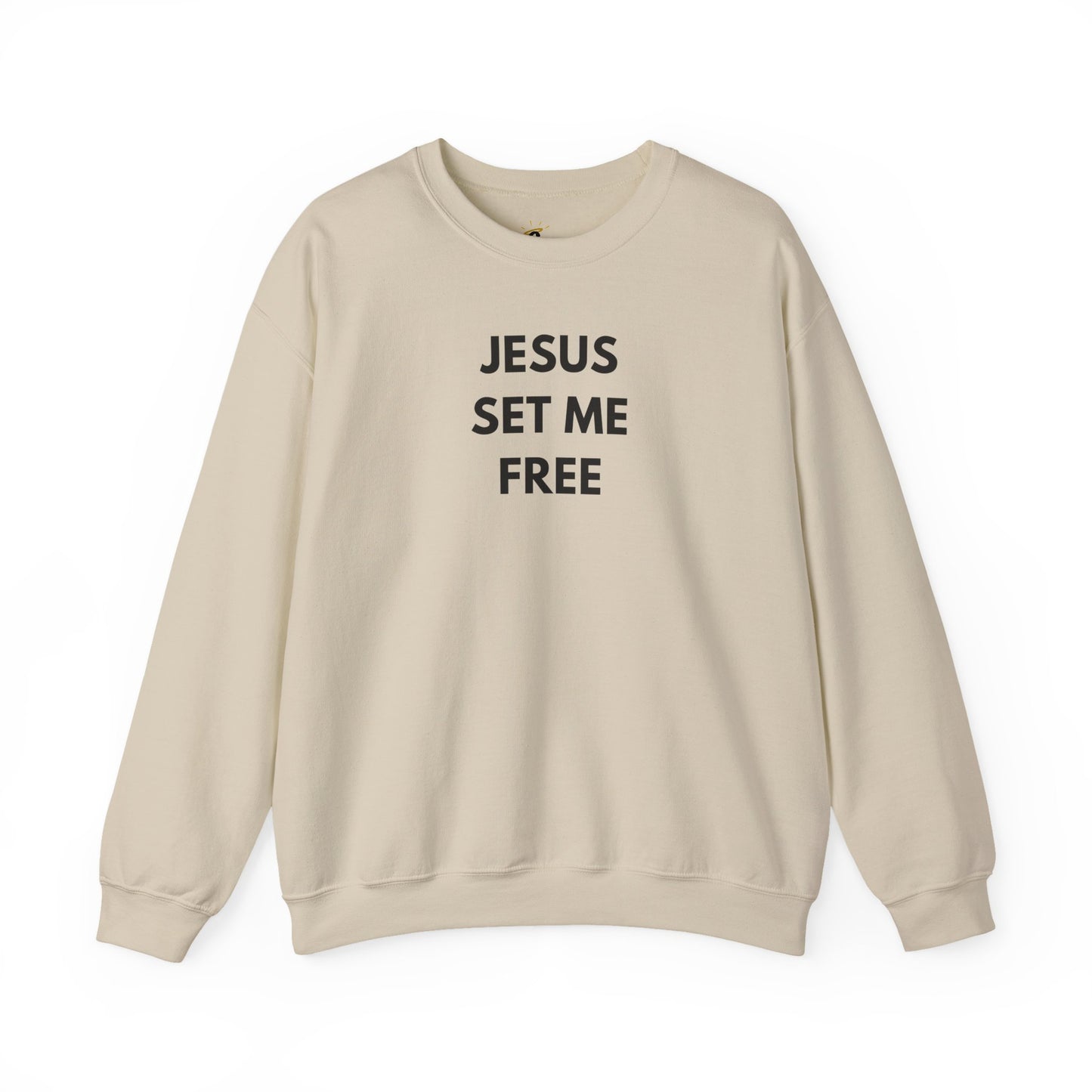 Jesus Set Me Free Unisex Heavy Blend™ Crewneck Sweatshirt