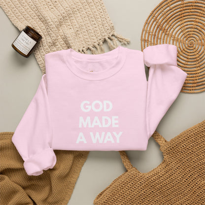 God Made A Way Unisex Heavy Blend™ Crewneck Sweatshirt