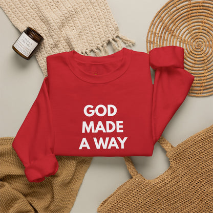 God Made A Way Unisex Heavy Blend™ Crewneck Sweatshirt