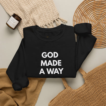 God Made A Way Unisex Heavy Blend™ Crewneck Sweatshirt